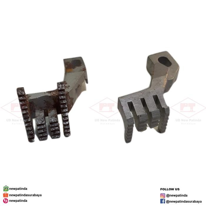 Produk Terbaik] D1207 + H1259 Feed Dog Mesin Overdeck Siruba F007