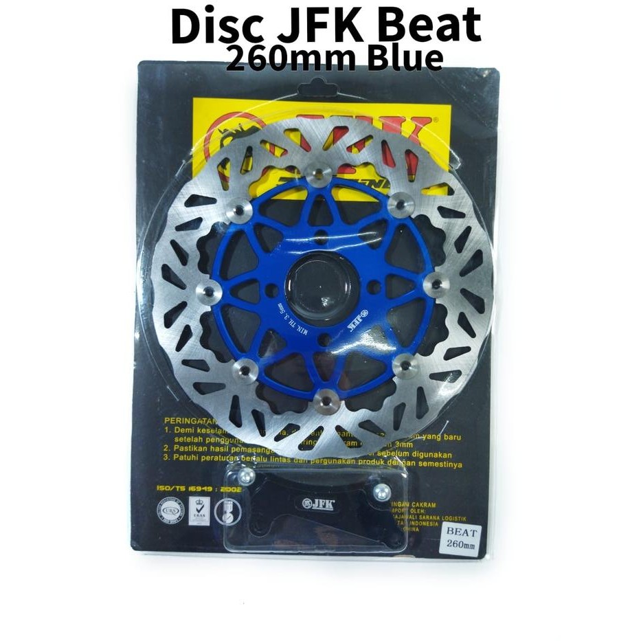 CAKRAM MOTOR BEAT VARIO SCOPPY 260 MM BRACKET JFK RACING