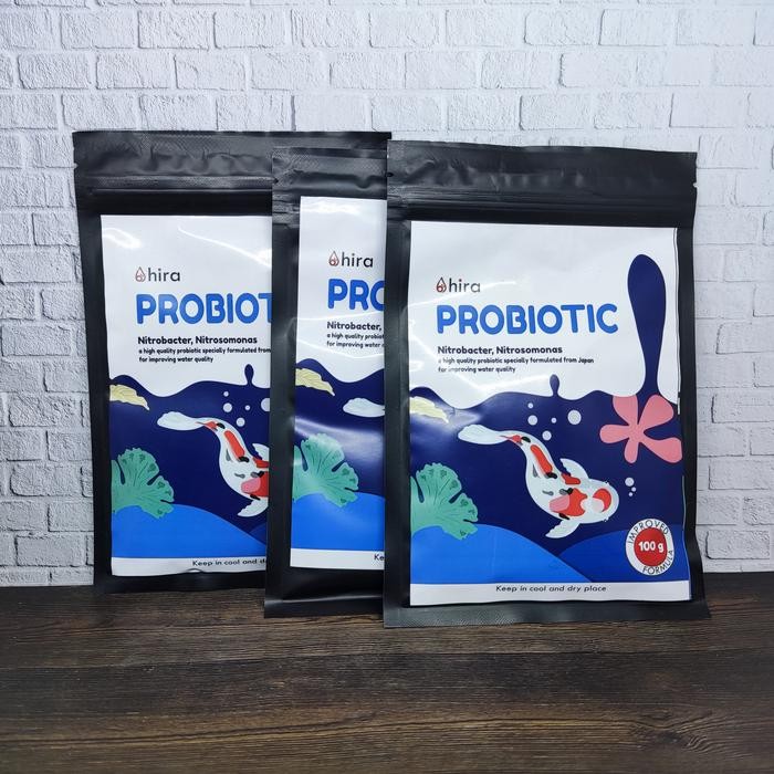 PROBIOTIK STARTER KOLAM KOI NITROBACTER HIRA PROBIOTIK 100 GRAM