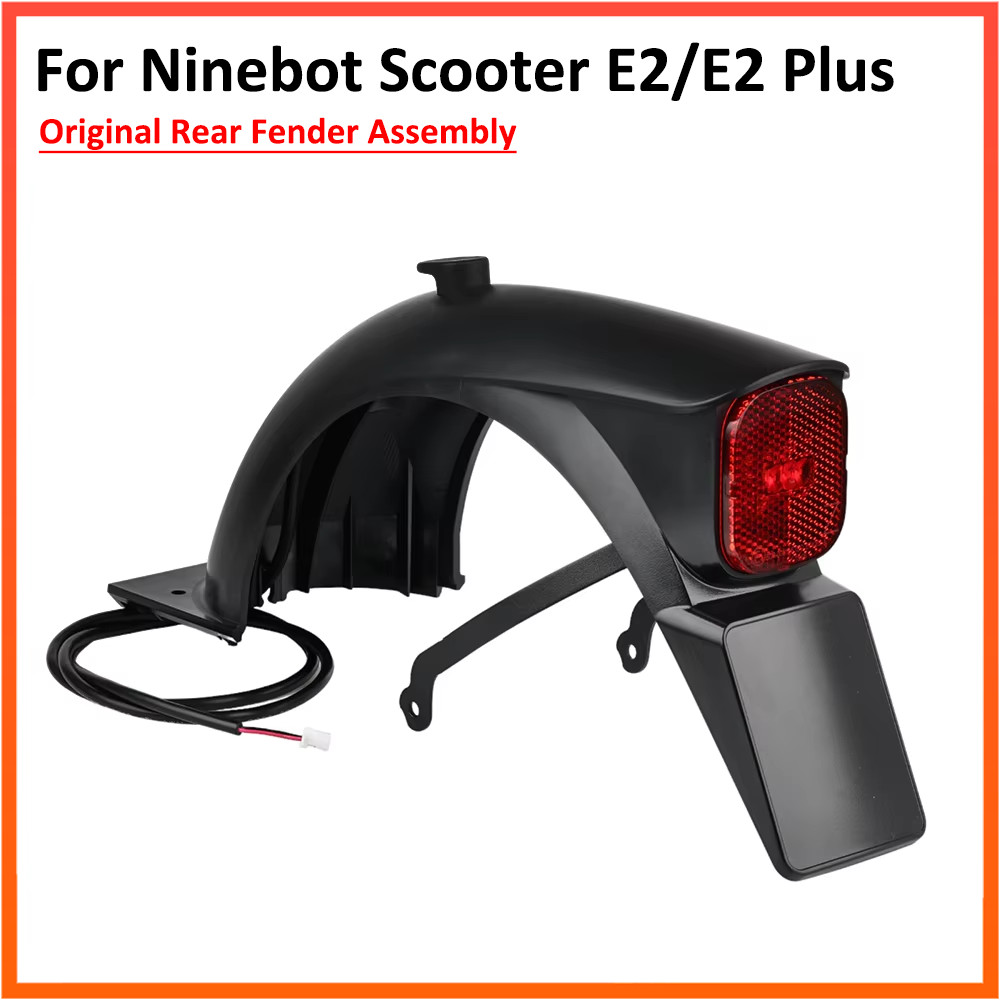 Original Rear Fender For Segway E2 Electric Scooter E2 Plus Second Generation Mudguard With Support