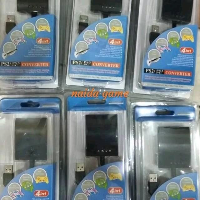 NZ2L  Converter 4In1 / Converter Stik Ps2 To Ps3 4In1 / Converter Stick Ps2