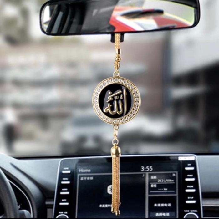 GANTUNGAN SPION DALAM MOBIL / HIASAN GANTUNGAN SPION DALAM MOBIL KALIGRAFI ISLAMI AKSESORIS CAR BUAT