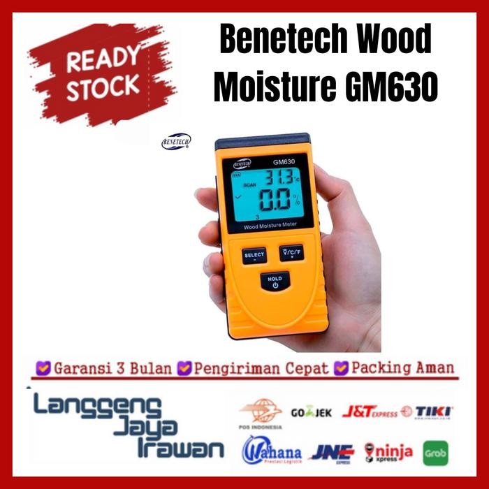 BENETECH WOOD MOISTURE METER GM630 INDUCTION KAYU INDUKSI MC TESTER