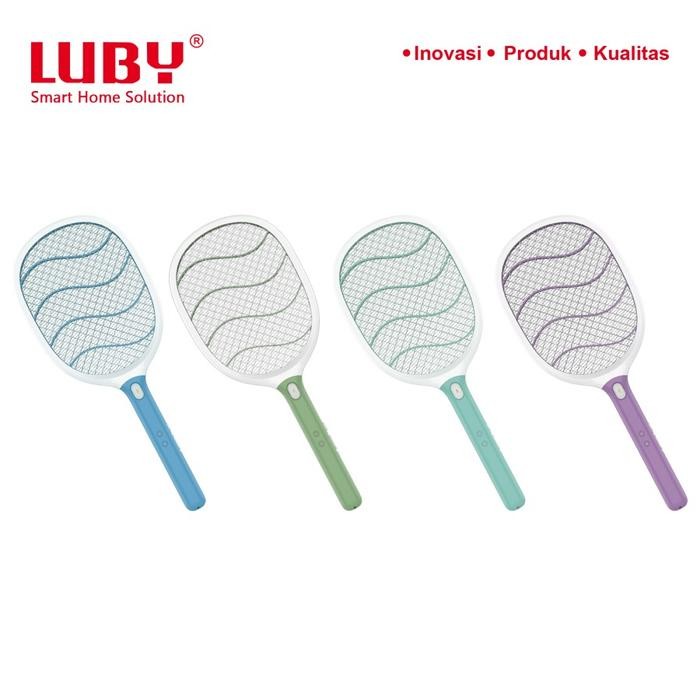 Luby Raket Nyamuk Rechargerable LED L-3835 Baterai