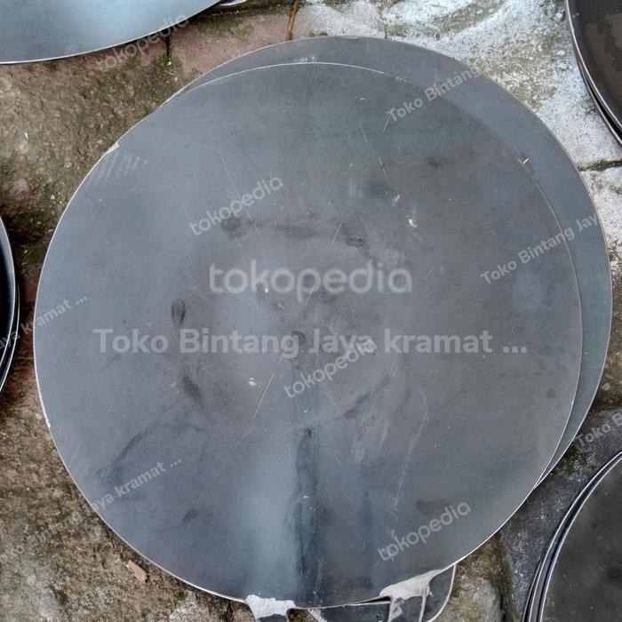 Terbaik Wajan Kuali Baja Bulat 80 Cm/Martabak Telor/Kebab/Burger/Roti/Sosis 100% Ori