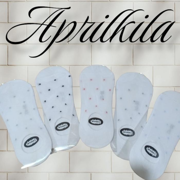 Kaos Kaki hidden socks pria dan wanita kaos kaki balet polkadot