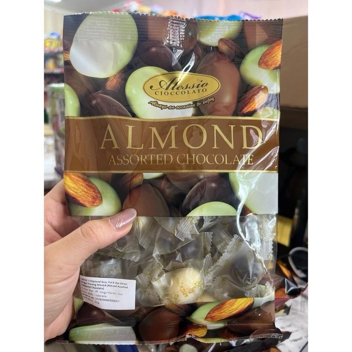 ORIGINAL Alessio Almond Chocolate 200g Coklat Almond Malaysia