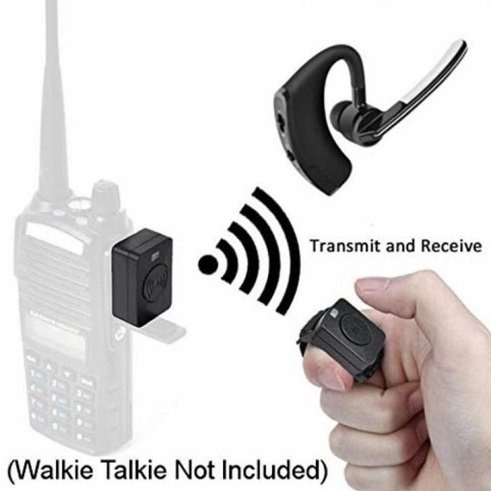 Ready NEW Headset Bluetooth HT Earpiece earphone HT wireles Walkie Talkie