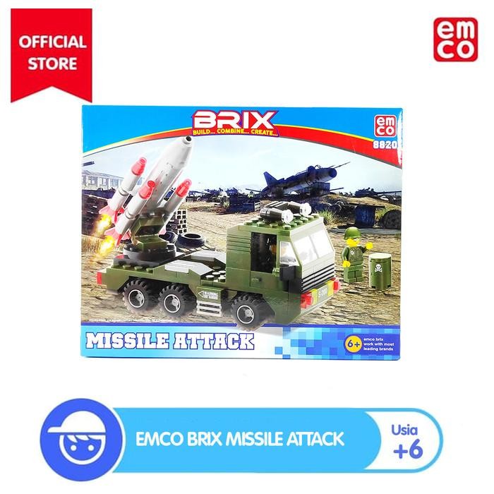 Mainan Emco Brix Missile Attack