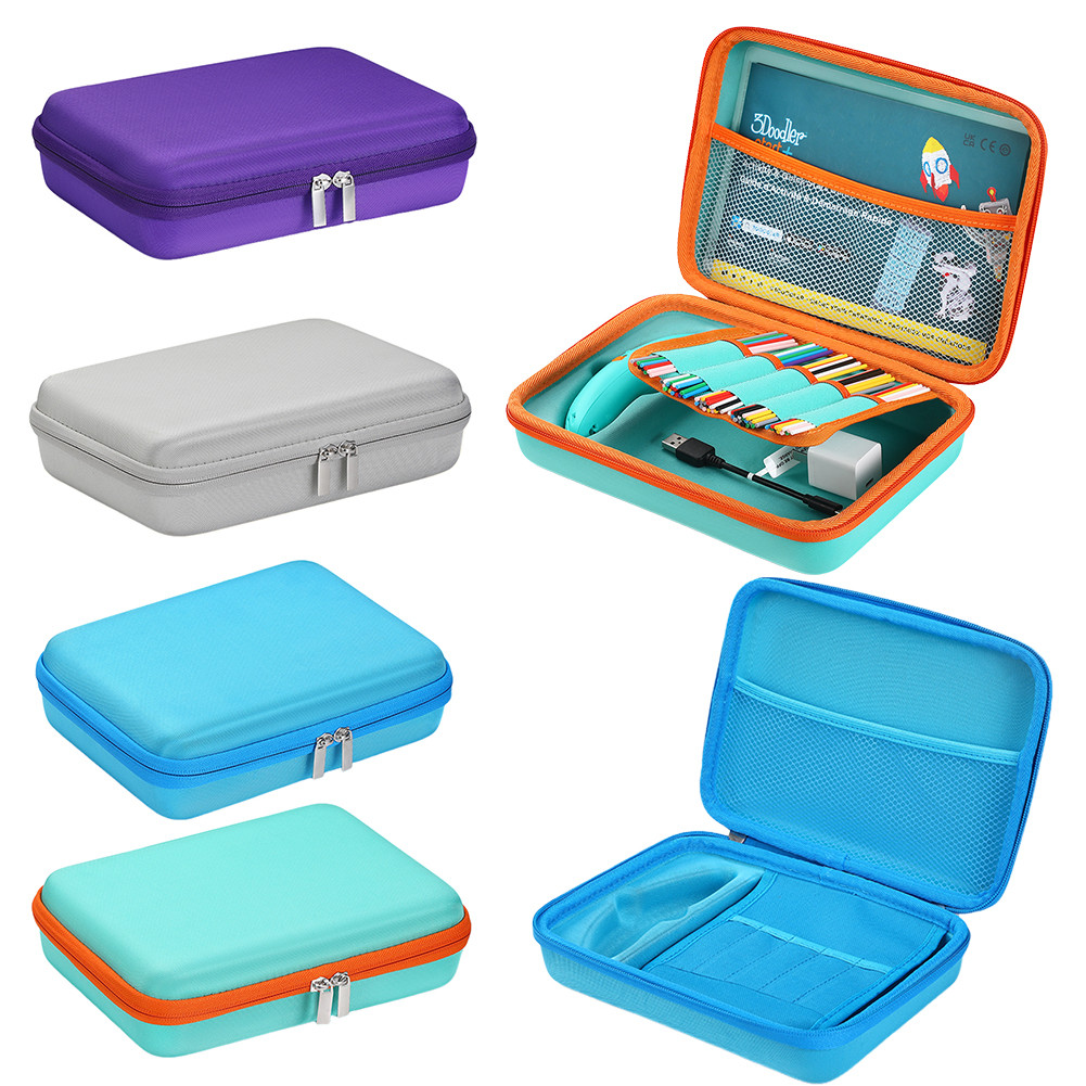 Hard Carrying Case for 3Doodler Start+ Essentials (2024) 3D Pen Set Carry Cover Storage Bag