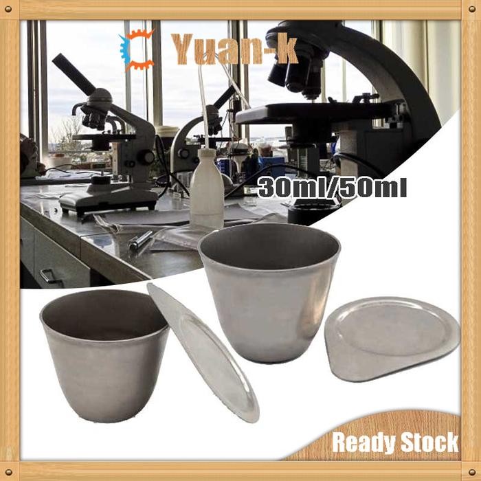 50Ml 30Ml Nickel Crucible Crucible With Cover Laboratory Equipment