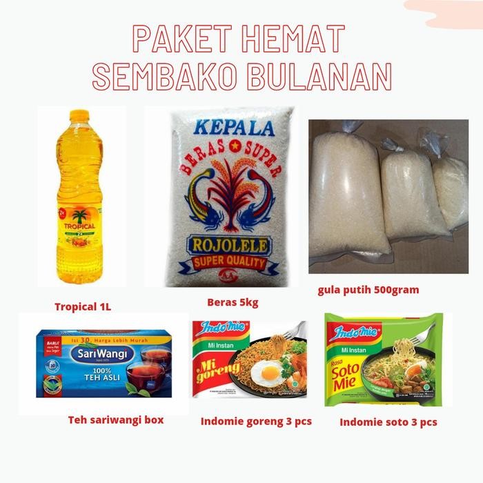 PAKET SEMBAKO BULANAN / SEMBAKO
