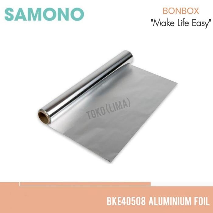 Aluminium Foil Bonbox Samono BKE40508 Pembungkus Makanan 30cm x 10m Food Alumunium Foil Barbeque