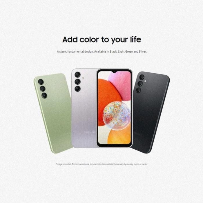 lr4u- [Promo] Hp Samsung A14 Ram 6+128Gb (Camera 50Mp + Display 6,6 Inches + Battery 5000Mah