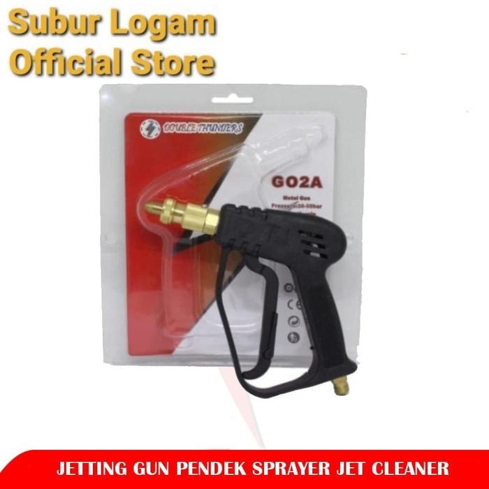 Gun Jet Cleaner Double Thunder Pendek Drat M14 untuk Jet Cleaner High