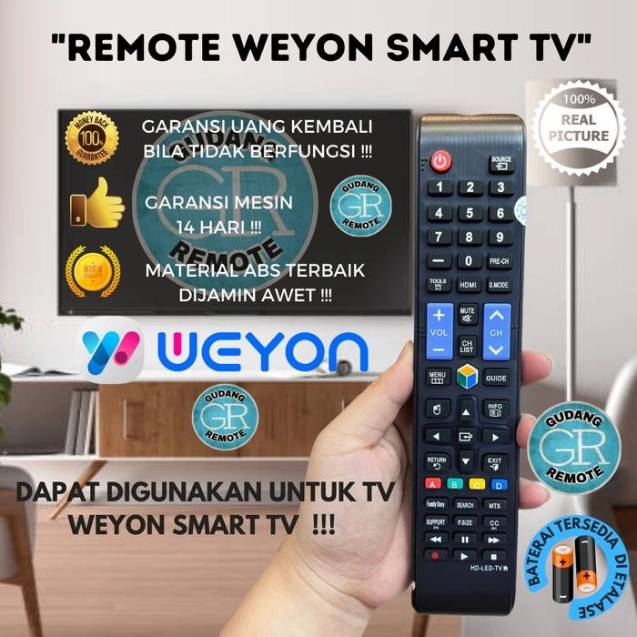 New Remote remot TV Weyon Smart TV LCD LED