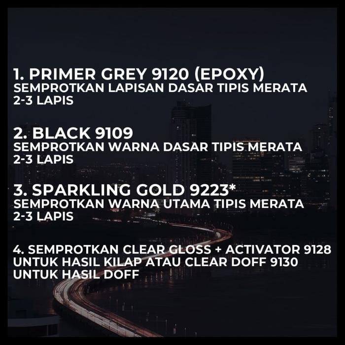 nkf4- ( Jawa - Bali ) Cat Semprot Diton Premium Metallic & Pearl- Sparkling Gold Vg 9223*