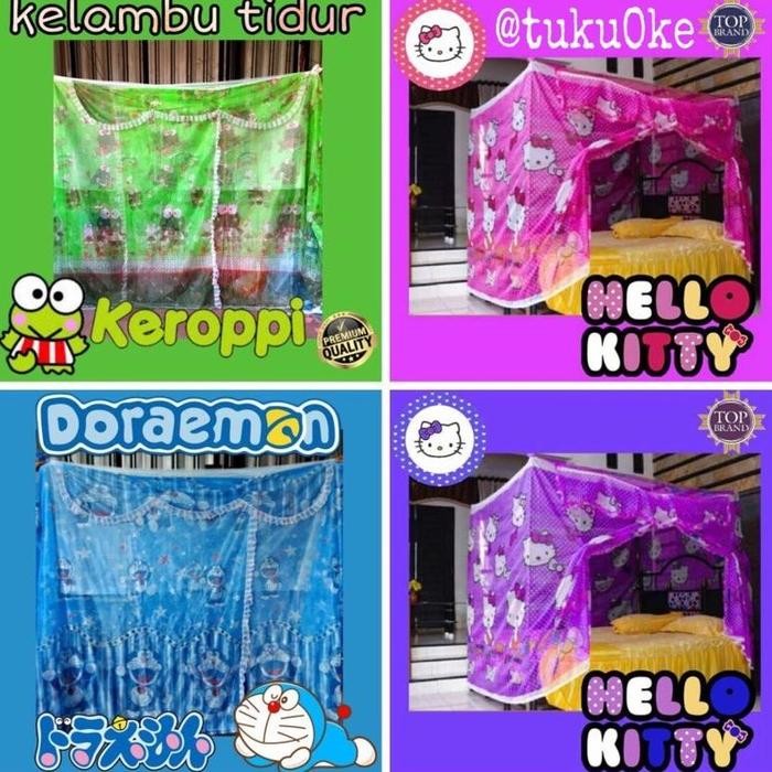 Kelambu Tidur Kelambu Kotak Karakter Kartun Kelambu Persegi 180X200