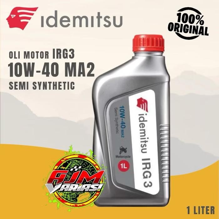 OLI MESIN IDEMITSU 4T MANUAL 10W-40 SL/MA SEMI SYNTHETIC 1 Liter