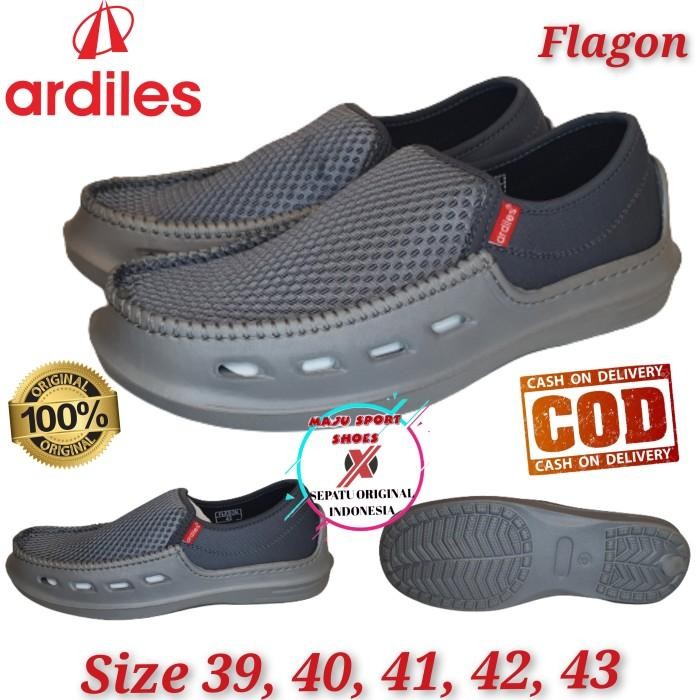 Sepatu Slip On Ardiles Flagon / Sepatu Ardiles Pria Karung Flat Shoes Karet Bersirkulasi Minimalis