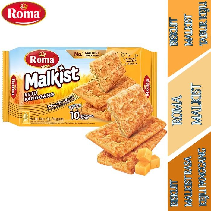ORIGINAL Biskuit Tabur Keju Panggang - Biscuit Roma Malkist - Biskuit Malkist - 110gr