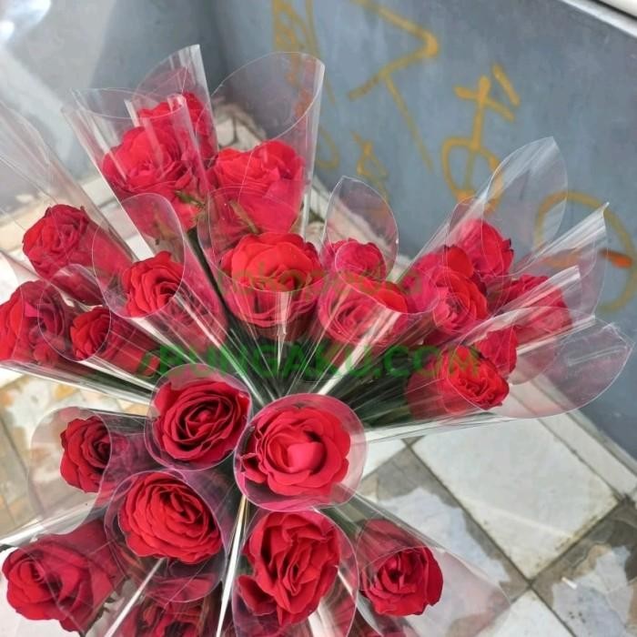 bunga mawar / buket bunga mawar 1 tangkai asli