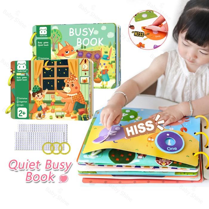 GOODBATABABY SHINE QUIET BOOK KID BUSY BOOK / BUSY BOOK QUIET BOOK / ACTIVITY BOOK / BUKU STICKER