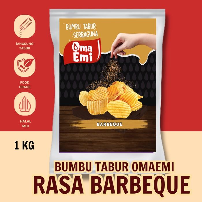 Stok Baru Bumbu Tabur OmaEmi Barbeque (BBQ) 1 KG