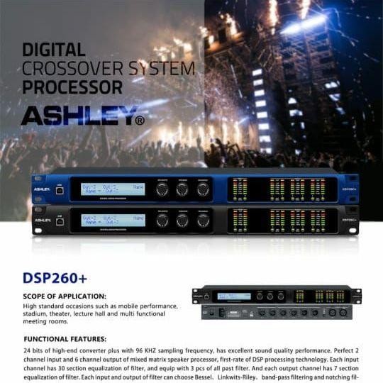 Terlaris [Original Bisa Cod] Speaker Management Ashley Dsp 260 + Dsp260+ Original Dlms Ashley Dsp260