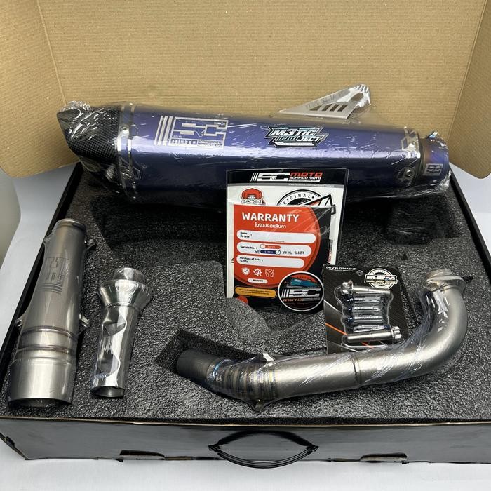 Knlpot SC Moto Titanium Yamaha XMAX Old / Connected