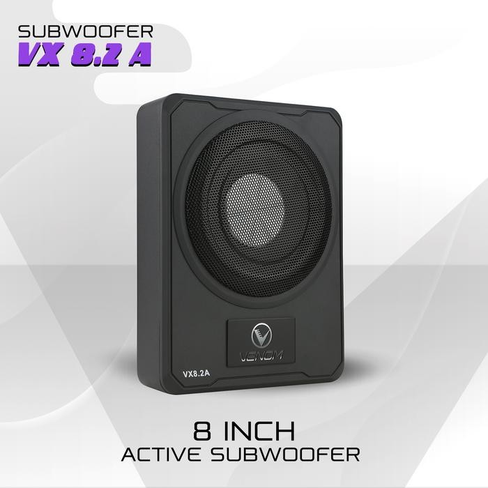 SUBWOOFER AKTIF VENOM VX 8.2A - Audio Mobil
