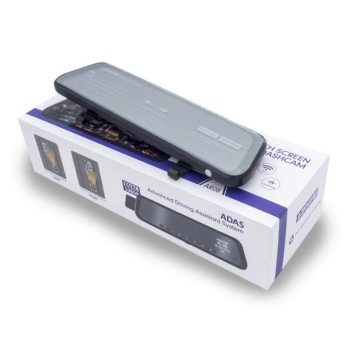 AZDOME AR08 Mirror Dash Camera GPS WiFi Parking Mode ADAS DashCam