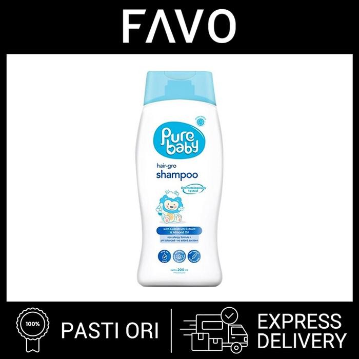 xwdu- Shampoo Bayi Natural - Pure Baby Hairgro Shampoo - 200 Ml