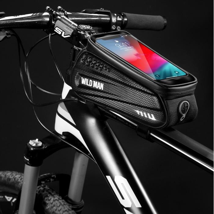 Polygon Bicycle - Tas Depan Sepeda Hp Top Tube Sepeda Lipat Seli Original Wild Man