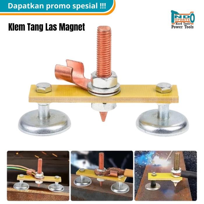 Klem Las Magnet Klem Tang Las Magnet Clam Kabel Massa Travo Karbit