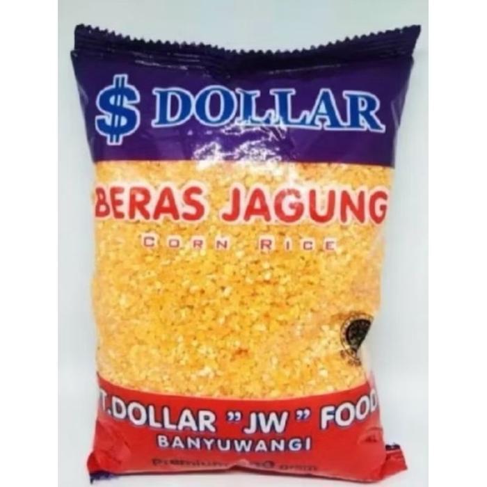 ( 500Gr ) Beras Jagung Dollar Beras Jagung Putih Rice Terbaik