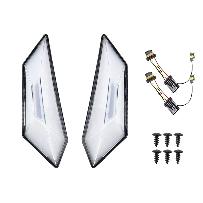 CLEAR LED REAR SIDE MARKER LIGHT FOR POLARIS RZR PRO XP/ XP 4 2020-2024