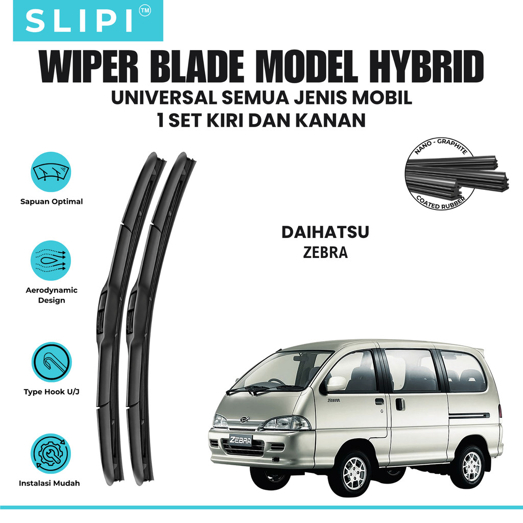 Wiper Daihatsu Zebra Hybrid Kaca Depan Mobil
