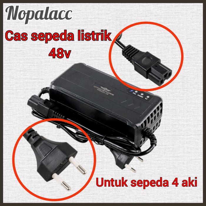 TERLARIS Charger sepeda listrik 48v 2A cas aki sepeda listrik 48v motor listrik Baterai Control
