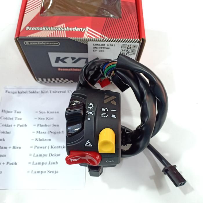 saklar kiri ktc kytaco ev-381 universal/ saklar kiri hazard ktc kytaco