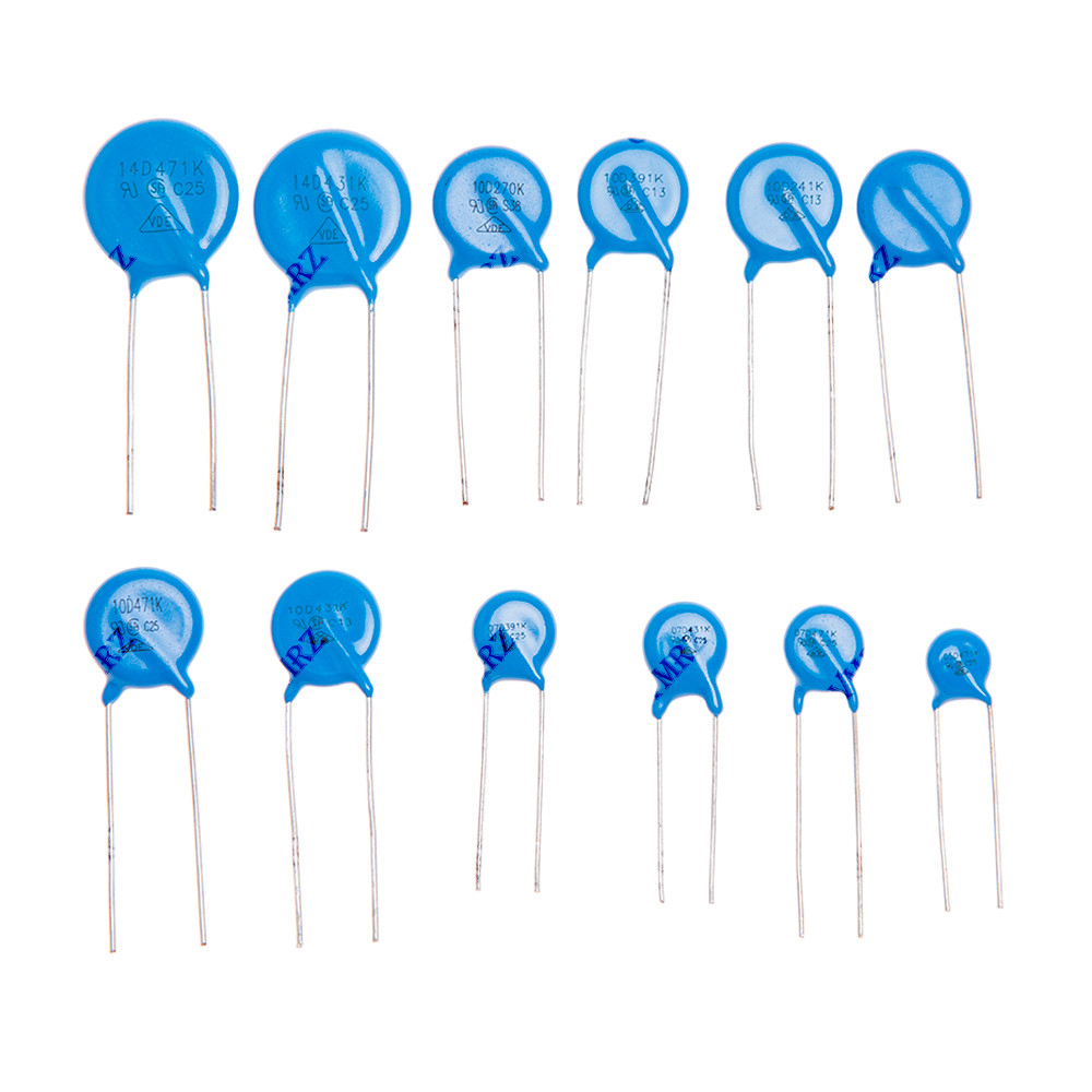120PCS 12Values Varistor Resistor Kit 5D471K 7D471K etc. DIP Package for Surge Protection Projects