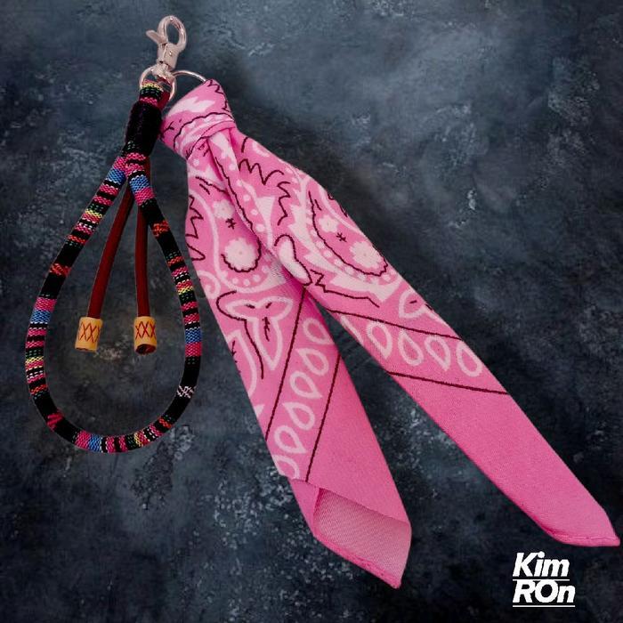 Gantungan Kunci Motif Tenun Etnik Nusantara Keychain Bandana Slayer Ganci Tas Terlaris
