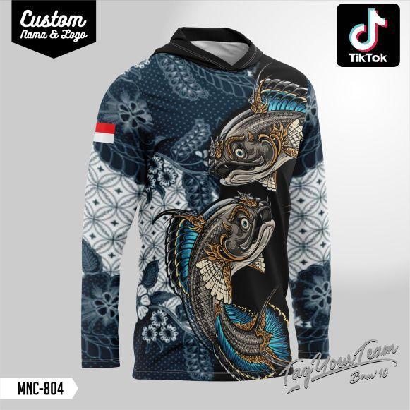 Baju Jersey Mancing Ikan Gabus Toman Snakehead / Kaos Fishing / Baju Fishing Mania / Mancing Club
