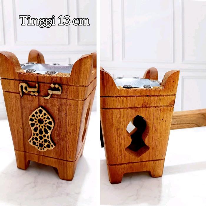 Mabkhara mini/tempat dupa kayu jati mini/mabkhara kayu jati