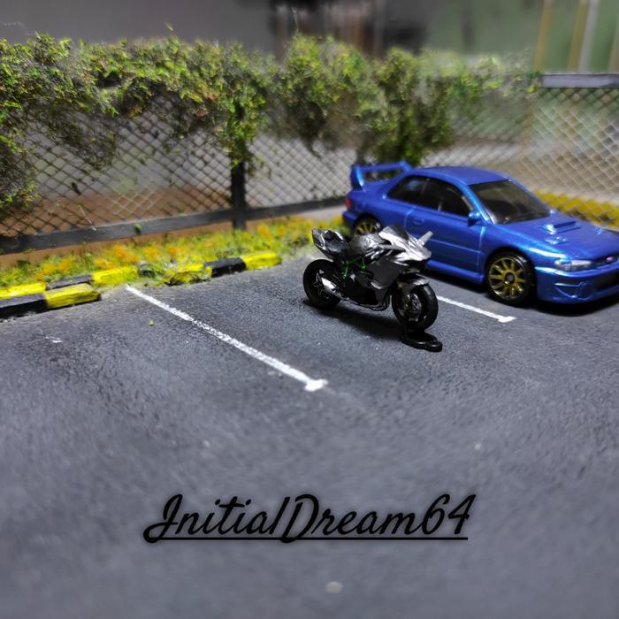 Miniatur Motor Kawasaki Ninja H2R Skala 64 Terbaru 