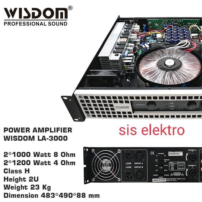 Power amplifier Wisdom La2000 La3000 - LA 3000