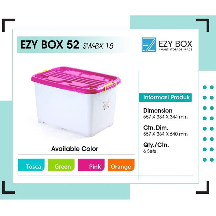 Promo Ezy Box Container Box Plastik 130 Liter Kotak Penyimpanan Besar Jumbo Murah 150 Liter 95 Liter