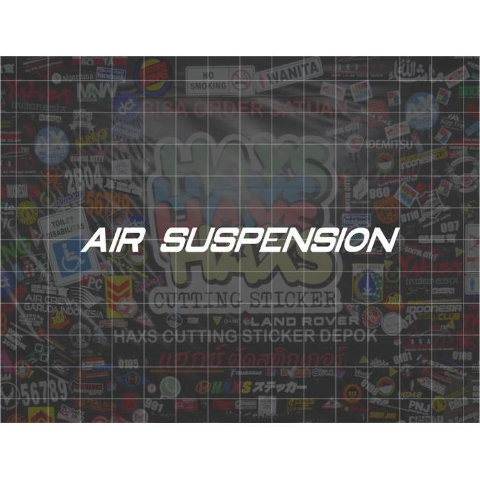 Cutting Sticker Air Suspension V2 Ukuran 10 Cm Untuk Motor Mobil