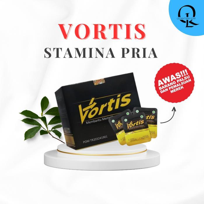 Best Seller Vortis Herbal Original Stamina Pria Kuat Tahan Lama