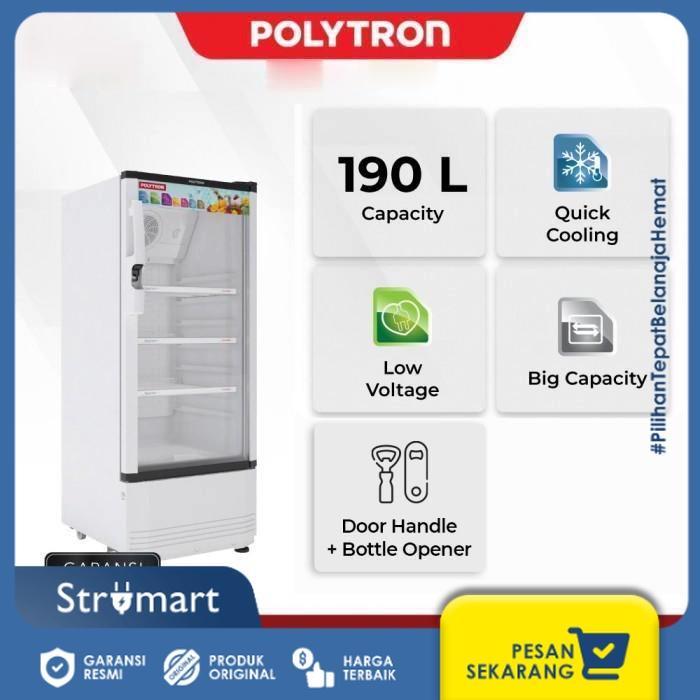 POLYTRON SHOWCASE FASTCOOL 190 LITER SCN-141X / SCN 141X